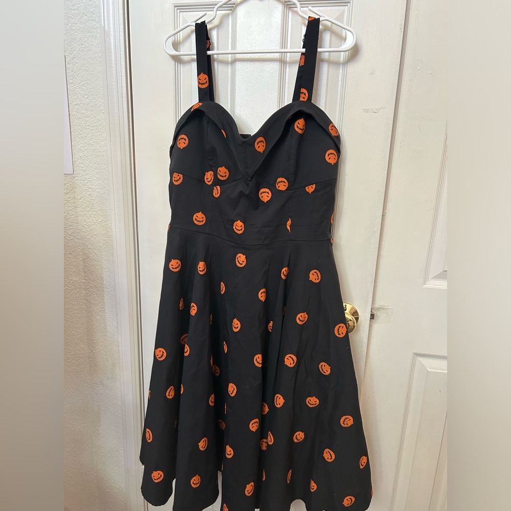 Vixen by Micheline Pitt Pumpkin Swing Dress - 3X